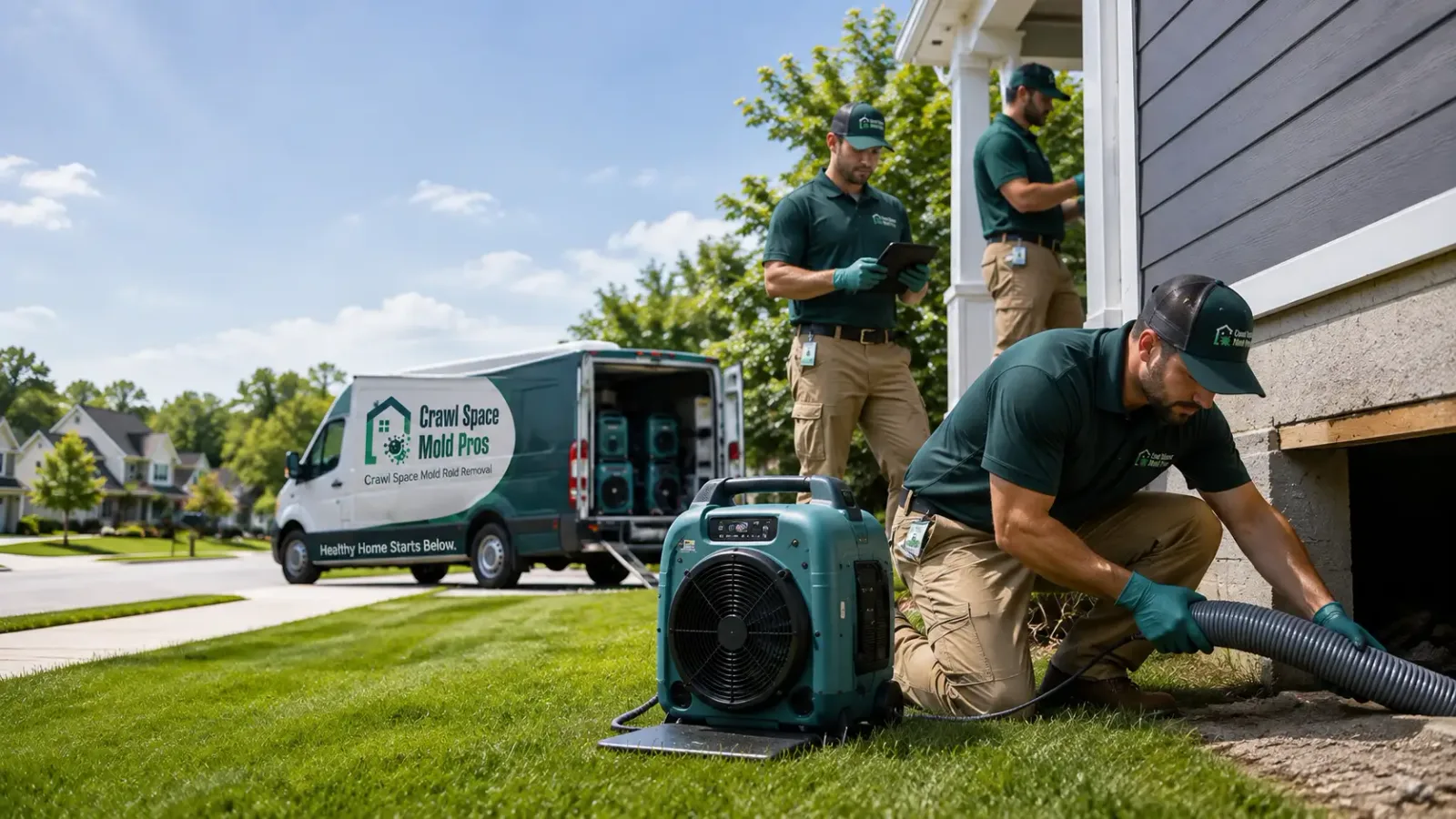 Crawl Space Mold Removal in Secor, IL